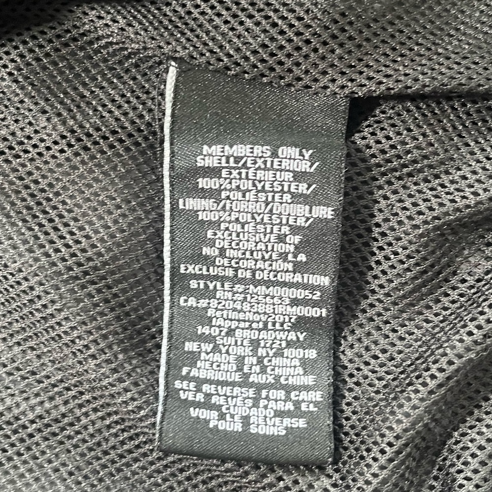 Vintage Members Only Windbreaker Rain Jacket US Medium - Picture 4 of 10